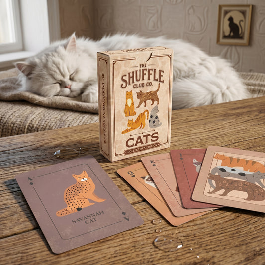 Shuffle Club Co Cat Playing Cards (Pack of 1)