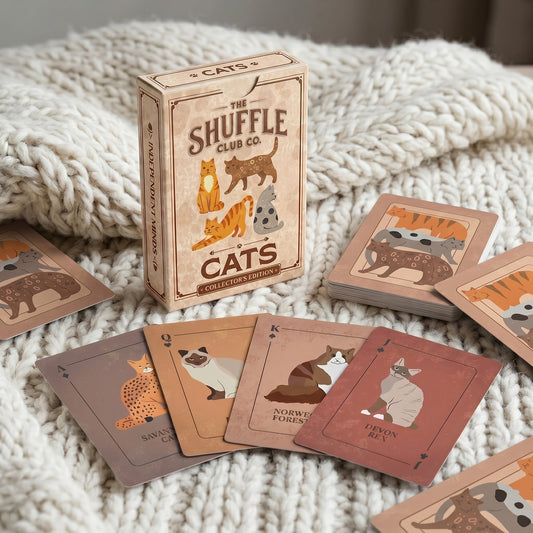 Shuffle Club Co Cat Playing Cards (Pack of 12)