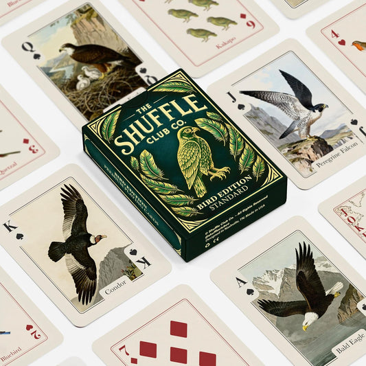 Shuffle Club Co Birds Playing Cards – Hand-Illustrated Avian Deck