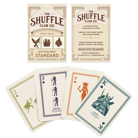 The Shuffle Club Co. – Mythology Edition Playing Cards (Standard)