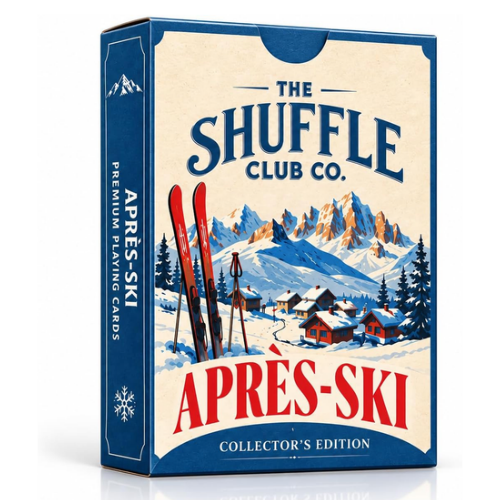 The Apres-Ski Premium Playing Cards – Collector’s Edition Ski-Inspired Card Deck – Stylish Playing Cards for Game Nights, Rummy, Crazy Eights & Everyday Play (Pack of 1)