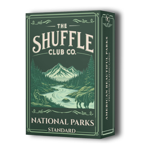 Shuffle Club National Parks Playing Cards illustrated deck for hikers and campers