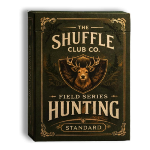 Shuffle Club Hunting Playing Cards big game and waterfowl illustrated deck