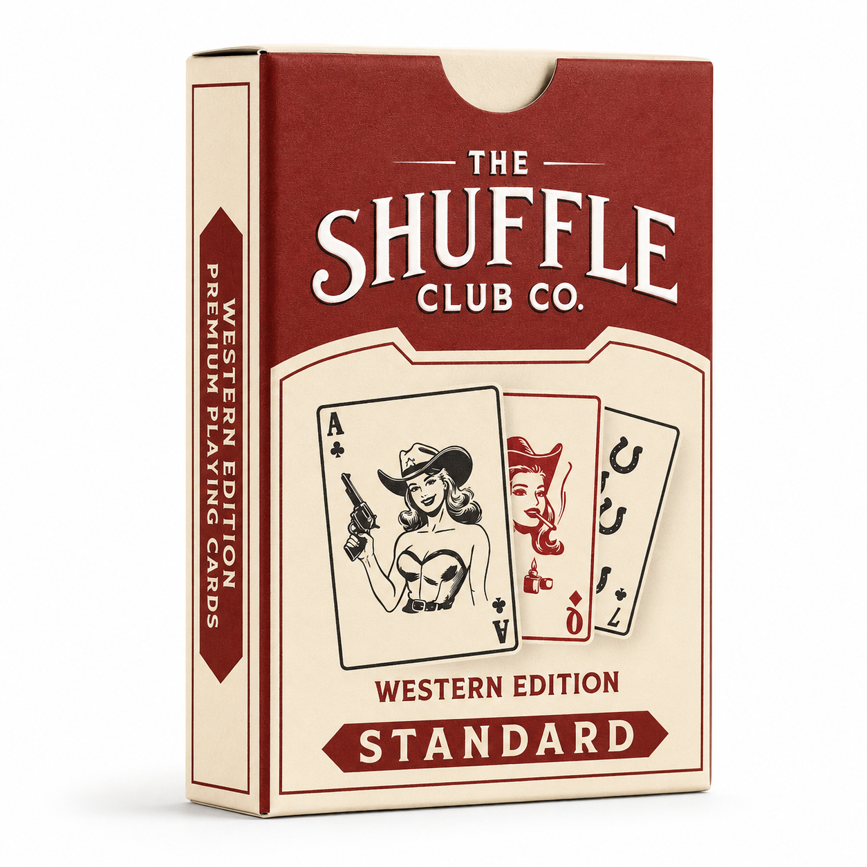 Shuffle Club Co Jumbo Western Playing Cards - Wild West Cowboy Deck
