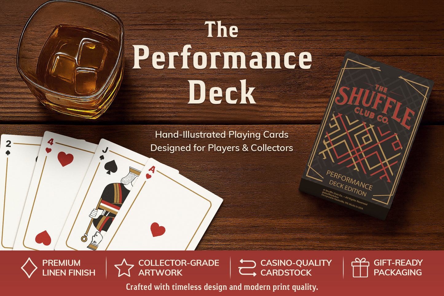 Performance Playing Cards – High-Precision Deck for Cardistry, Magic & Smooth Handling