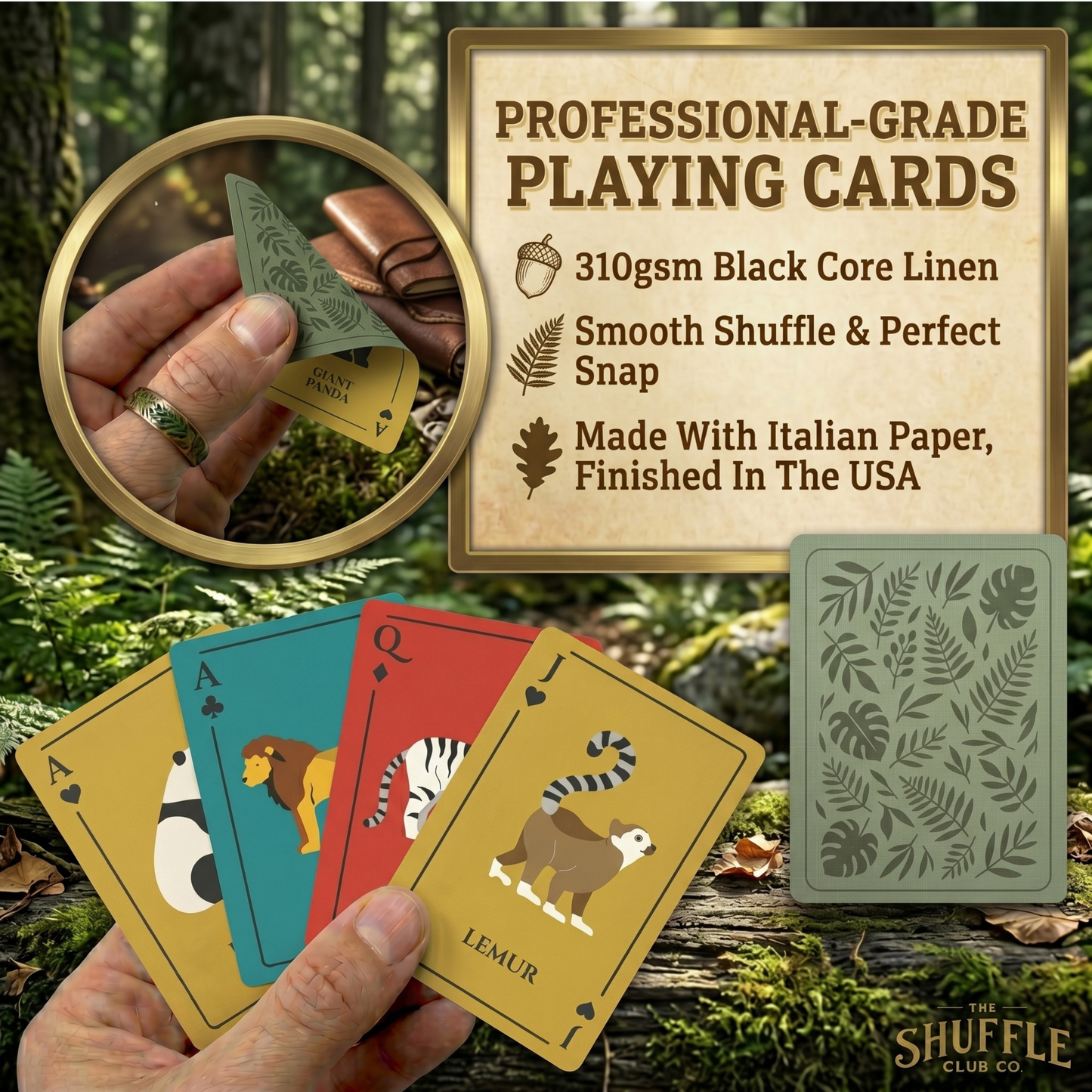 Shuffle Club Animal Playing Cards – Standard