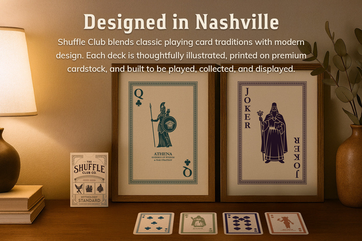 The Shuffle Club Co. – Mythology Edition Playing Cards (Standard)