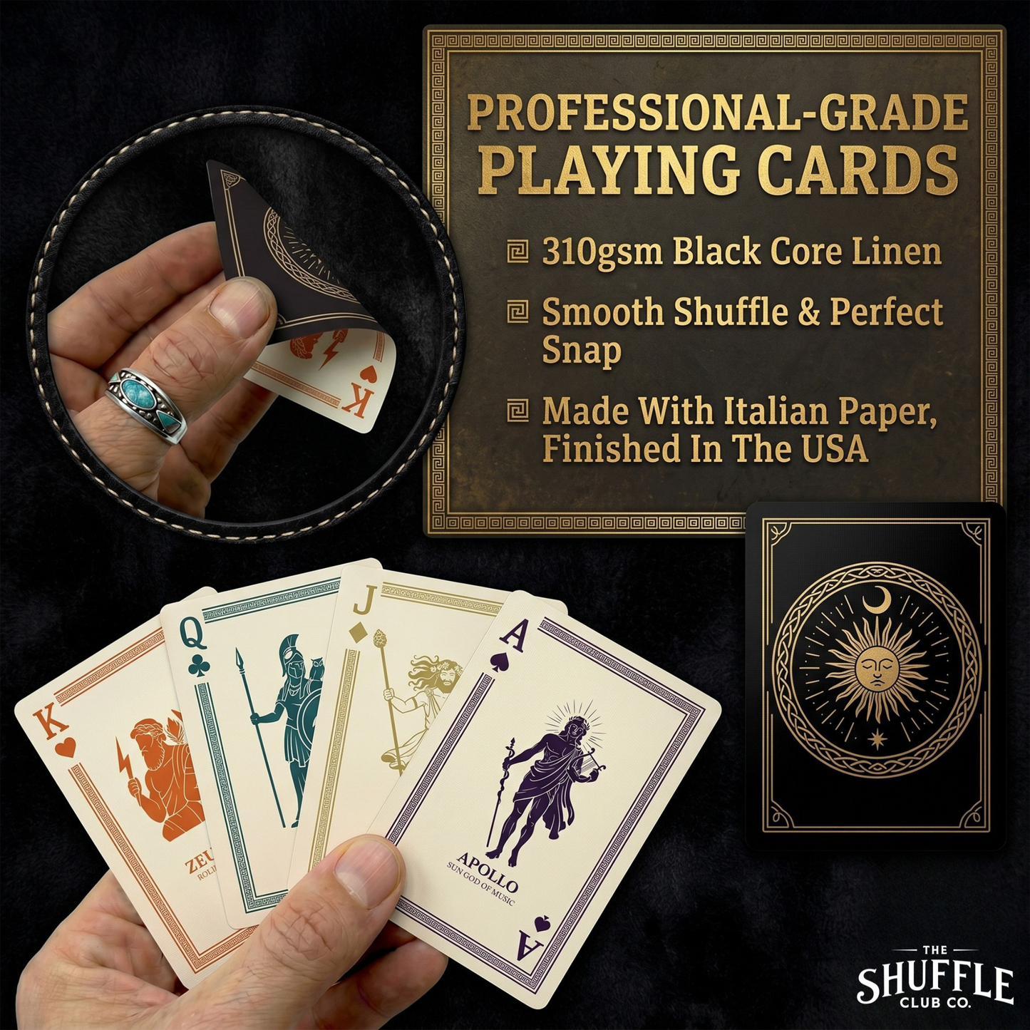 The Shuffle Club Co. – Mythology Edition Playing Cards (Standard)