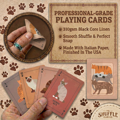 Shuffle Club Co Cat Playing Cards (Pack of 2)