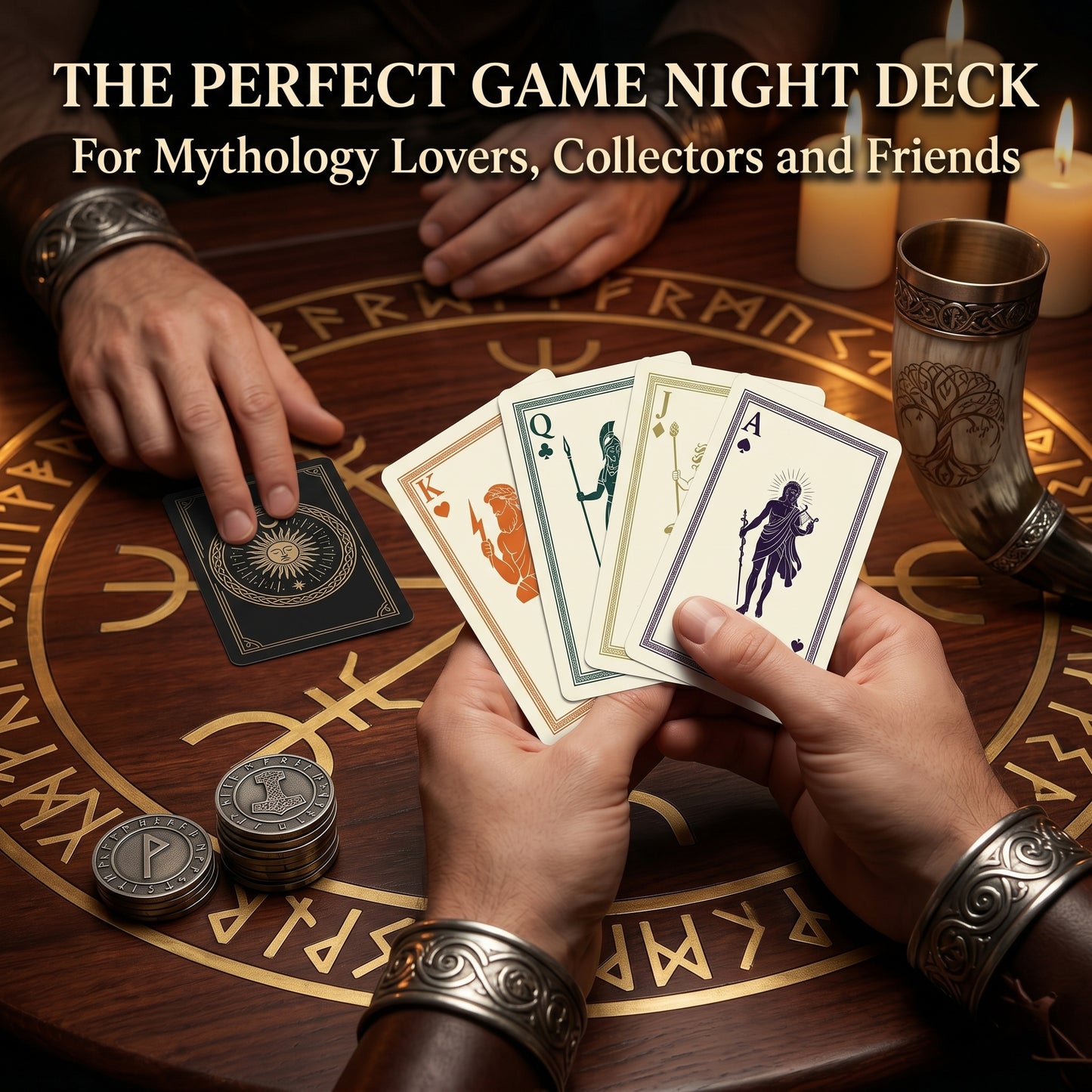 The Shuffle Club Co. – Mythology Edition Playing Cards (Standard)