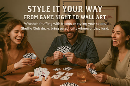 Auto Playing Cards – Classic Cars Deck with Retro Automotive Illustrations & Premium Stock