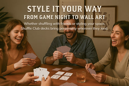 Neutral Playing Cards – Minimal Earth-Tone Deck with Clean Modern Design & Premium Stock