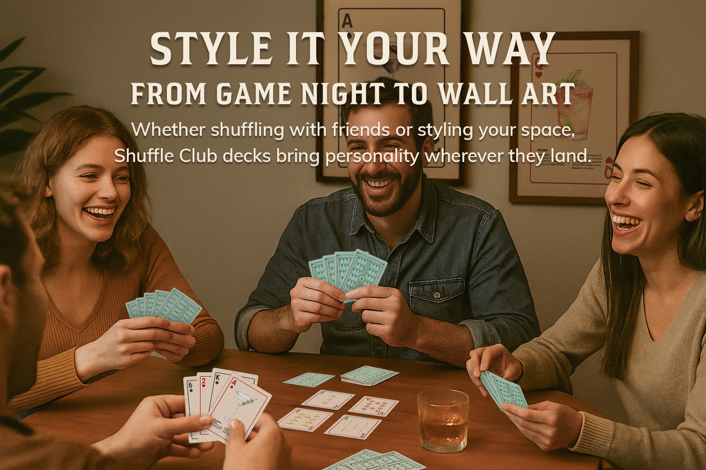 Cocktail Playing Cards – Classic Drinks, Bold Design