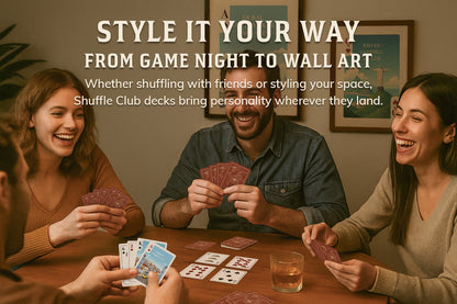 The Shuffle Club Co. – Travel Edition Playing Cards (Standard)