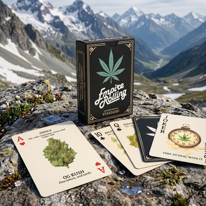 Shuffle Club Co Cannabis Playing Cards – Empire Rolling Edition | Premium Adult Poker & Blackjack Cards for Collectors & Game Night
