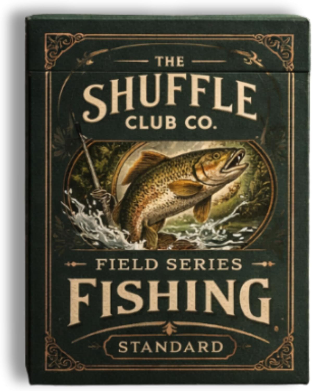 Fishing Playing Cards – Angler & Fish Species Illustrated Card Deck | Poker Size Playing Cards for Fishermen | Unique Gift for Anglers, Bass Fishermen & Outdoor Enthusiasts