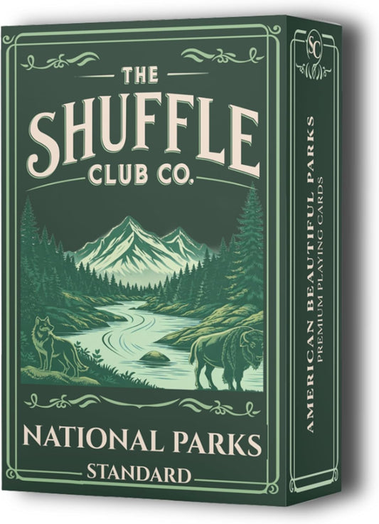 National Parks Playing Cards – Illustrated America's Parks Card Deck | Poker Size Cards for Hikers & Campers | Unique Outdoor Gift for Nature Lovers & Park Enthusiasts