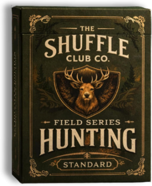 Hunting Playing Cards – Big Game, Waterfowl & Upland Bird Illustrated Card Deck | Poker Size Cards for Hunters | Unique Gift for Deer Hunters, Duck Hunters & Outdoorsmen