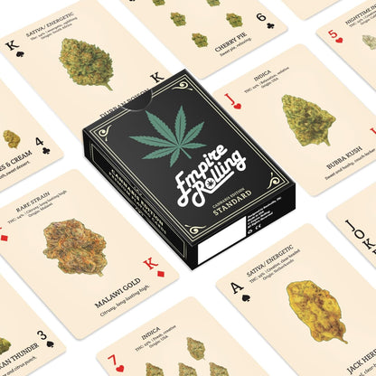 Shuffle Club Co Cannabis Playing Cards – Empire Rolling Edition | Premium Adult Poker & Blackjack Cards for Collectors & Game Night