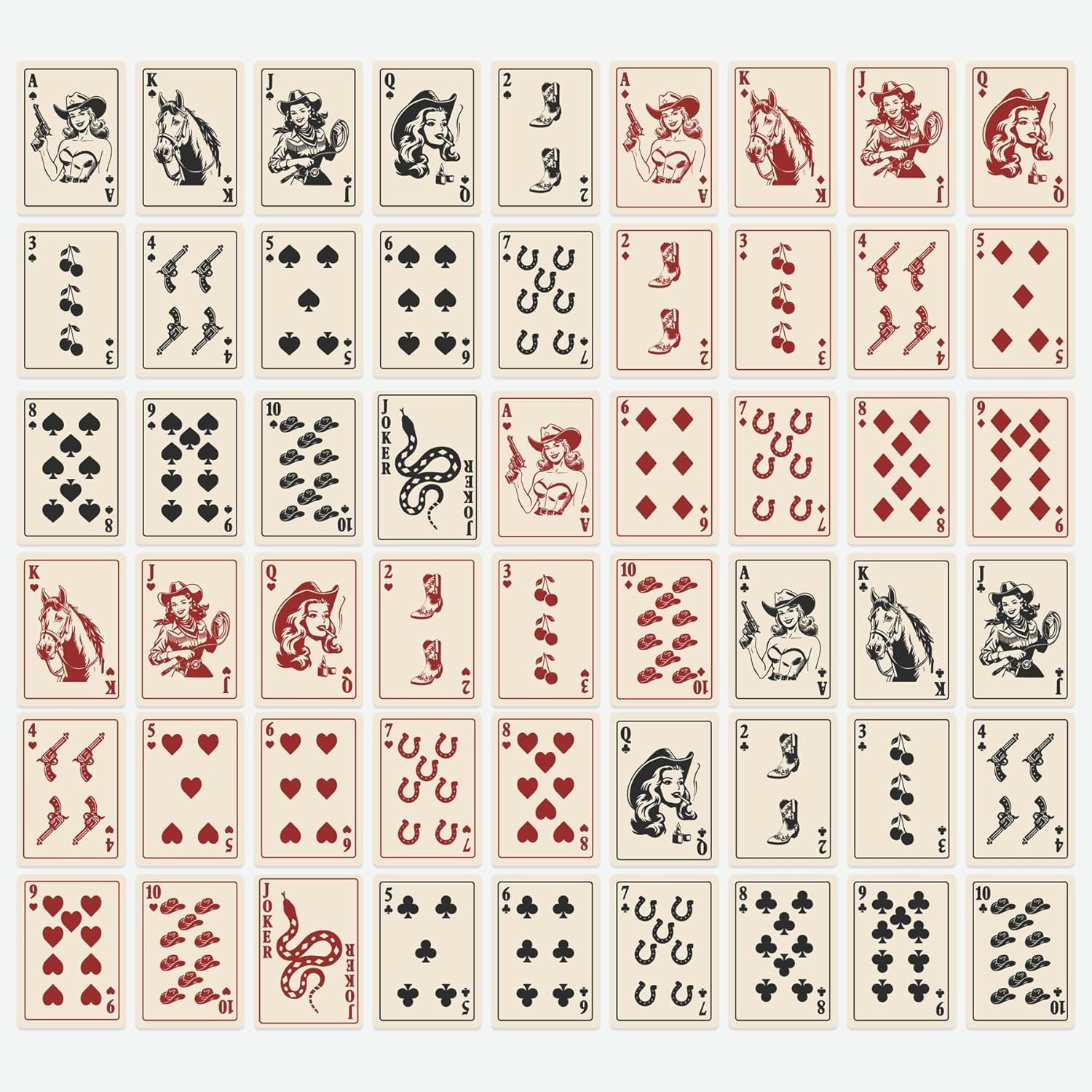 Western Playing Cards – Premium Old West Deck | Shuffle Club