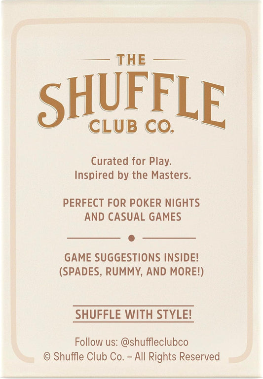 Shuffle Club Co Neutral Playing Cards | Premium Poker & Blackjack Cards for Design Lovers