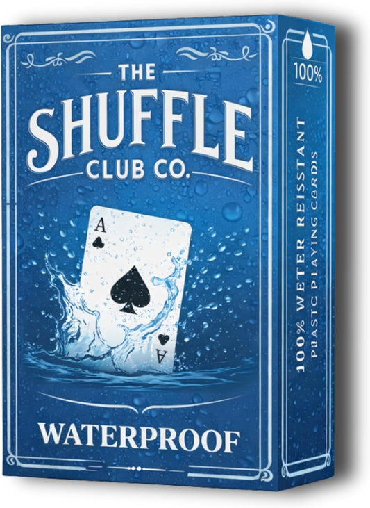 Waterproof Playing Cards – 100% Plastic Poker Deck for Pool, Beach & Boat | Durable Washable Card Deck for Camping, Travel & Outdoor Games