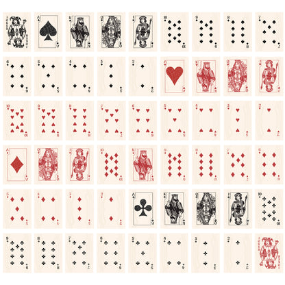 Shuffle Club Co Waterproof Playing Cards – 100% Plastic Poker Deck for Pool, Beach & Boat | Durable Washable Deck for Camping & Travel