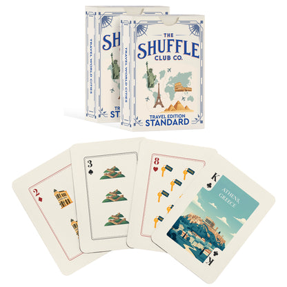 The Shuffle Club Co. – Travel Edition Playing Cards (Standard)