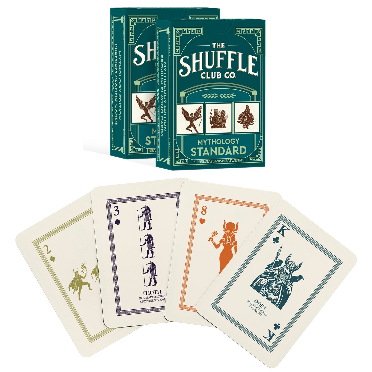 The Shuffle Club Co. – Mythology Edition Playing Cards (Standard)