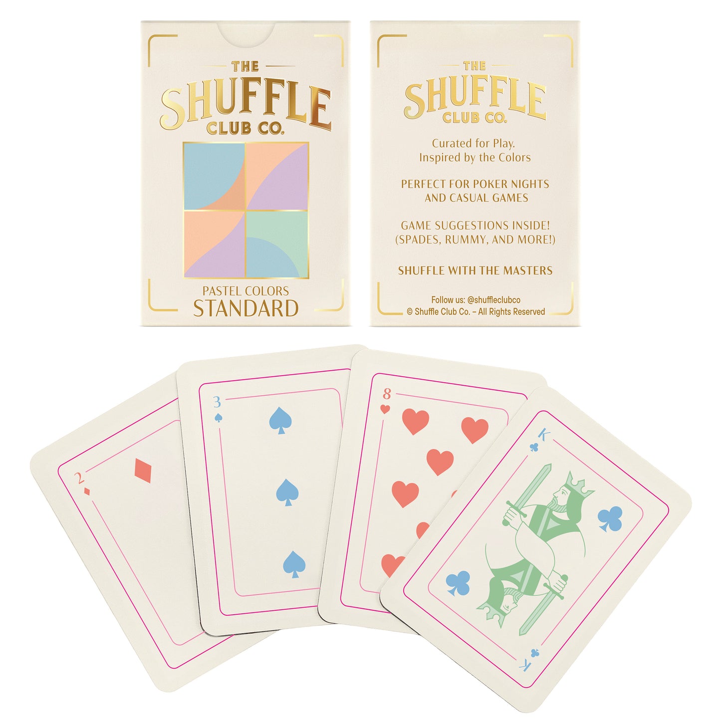 Pastel Colored Playing Cards (Standard)