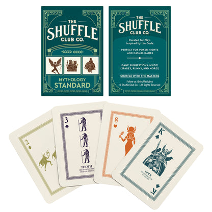 The Shuffle Club Co. – Mythology Edition Playing Cards (Standard)