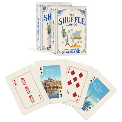 The Shuffle Club Co. – Travel Edition Playing Cards (Standard)