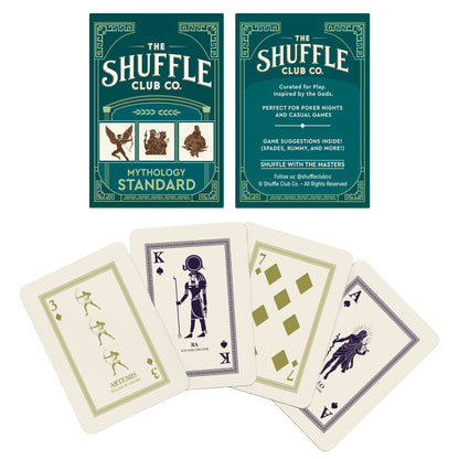 The Shuffle Club Co. – Mythology Edition Playing Cards (Standard)