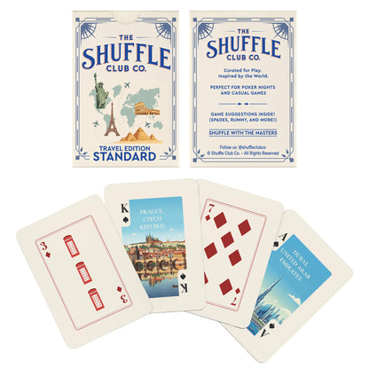 The Shuffle Club Co. – Travel Edition Playing Cards (Standard)
