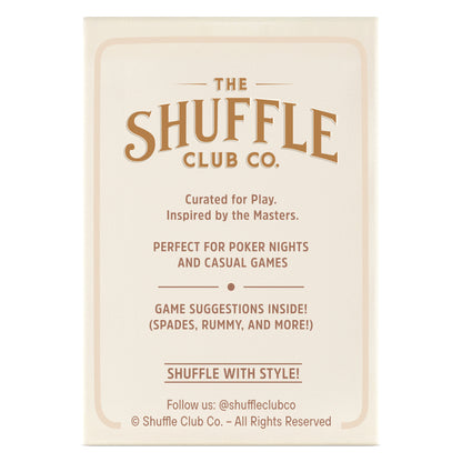 Neutral Playing Cards – Minimal Earth-Tone Deck with Clean Modern Design & Premium Stock