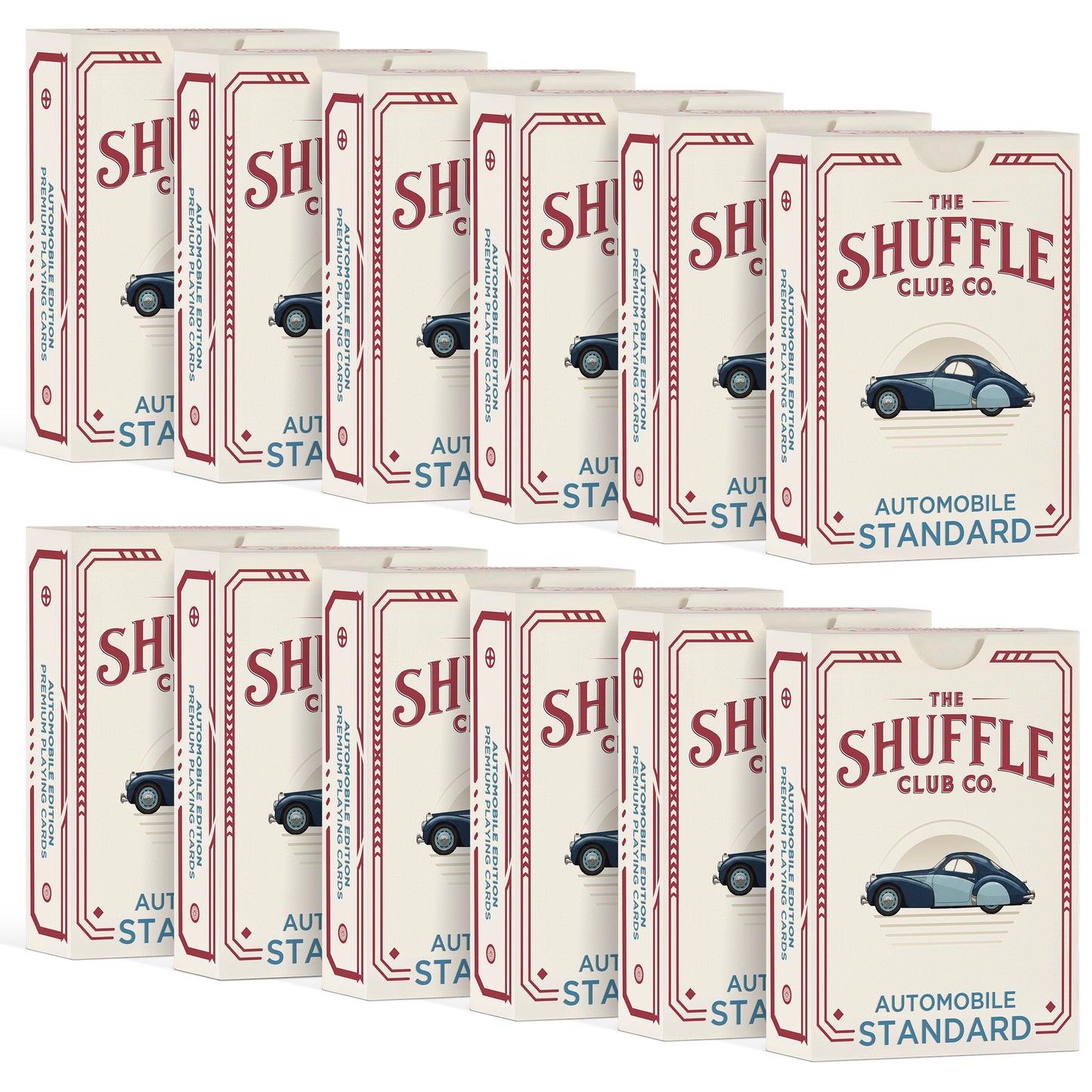 Auto Playing Cards – Classic Cars Deck with Retro Automotive Illustrations & Premium Stock