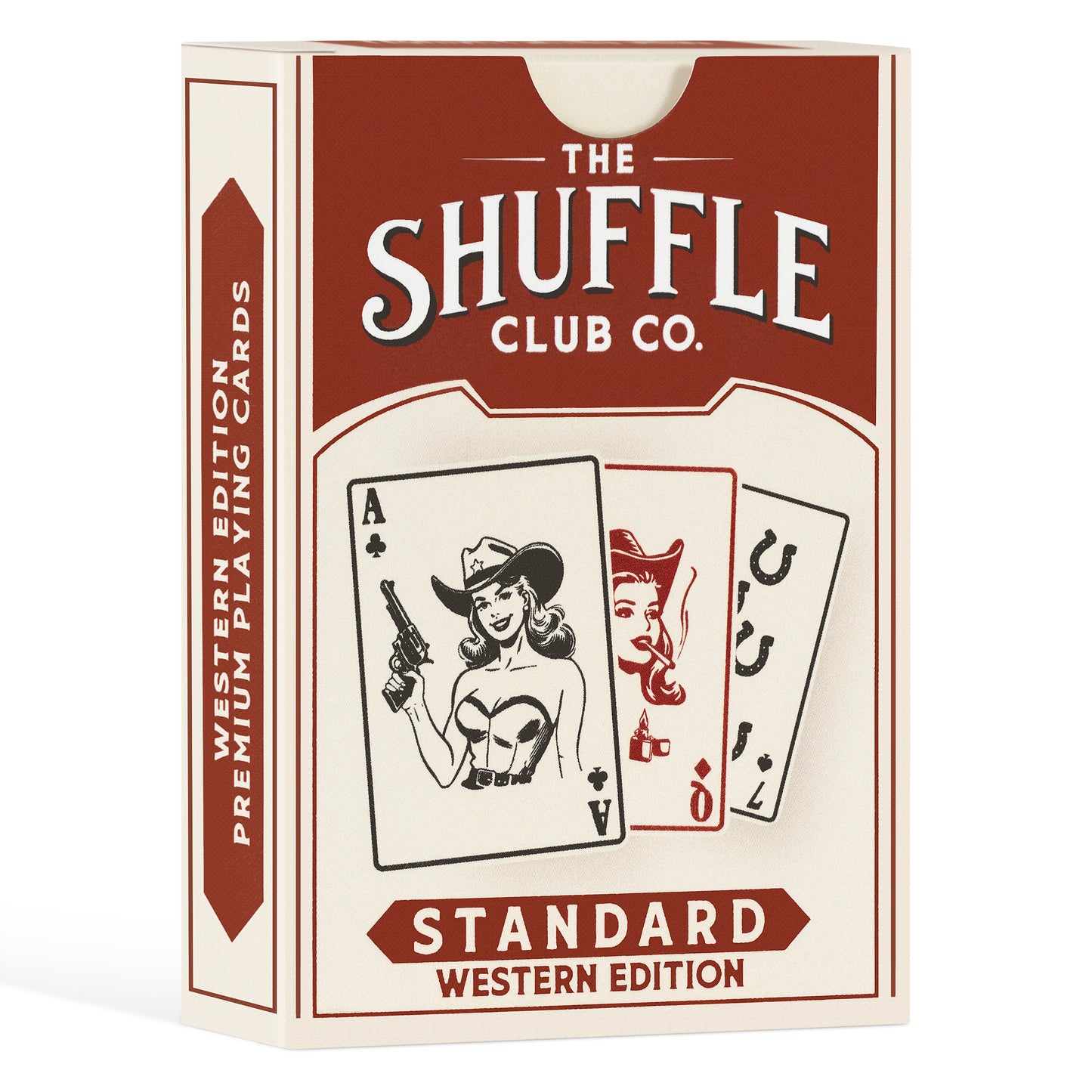 Western Playing Cards – Vintage Cowboy Deck with Custom Western Art & Premium Stock