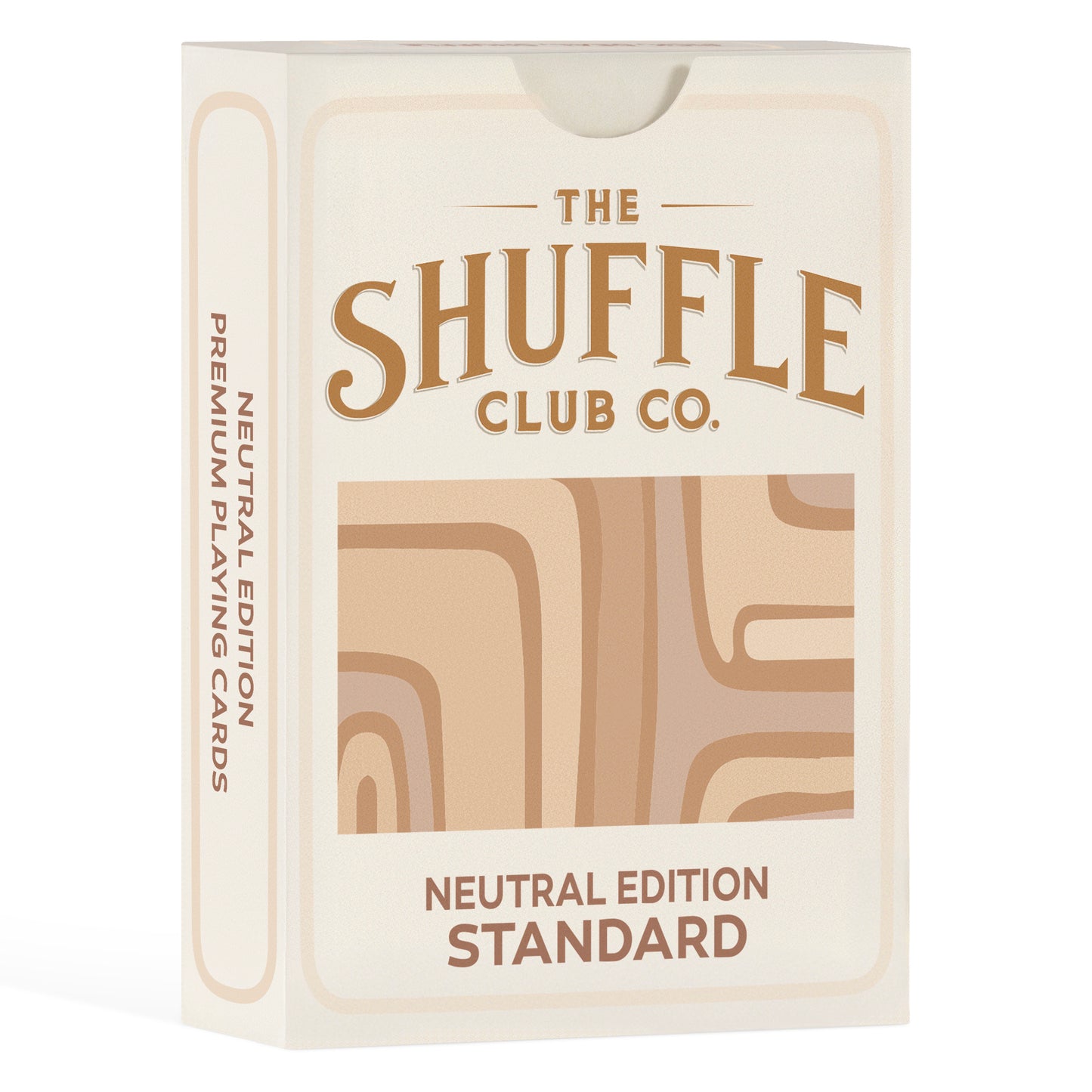 Neutral Playing Cards – Minimal Earth-Tone Deck with Clean Modern Design & Premium Stock