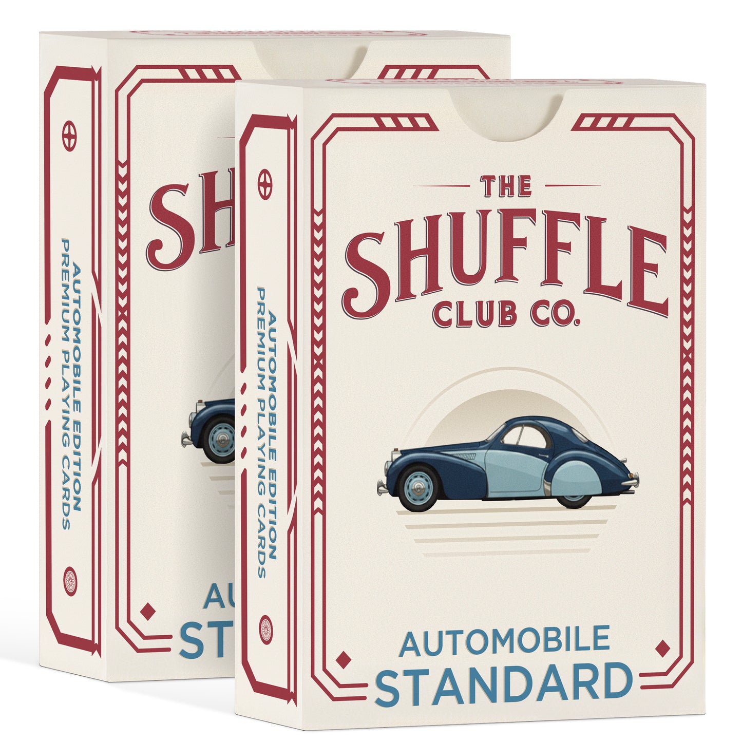 Auto Playing Cards – Classic Cars Deck with Retro Automotive Illustrations & Premium Stock