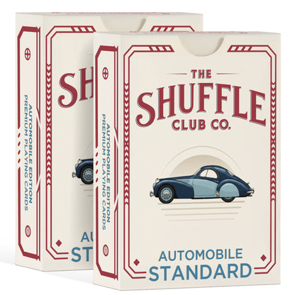 Auto Playing Cards – Classic Cars Deck with Retro Automotive Illustrations & Premium Stock