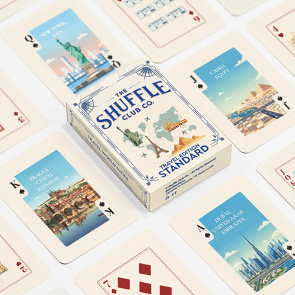 The Shuffle Club Co. – Travel Edition Playing Cards (Standard)