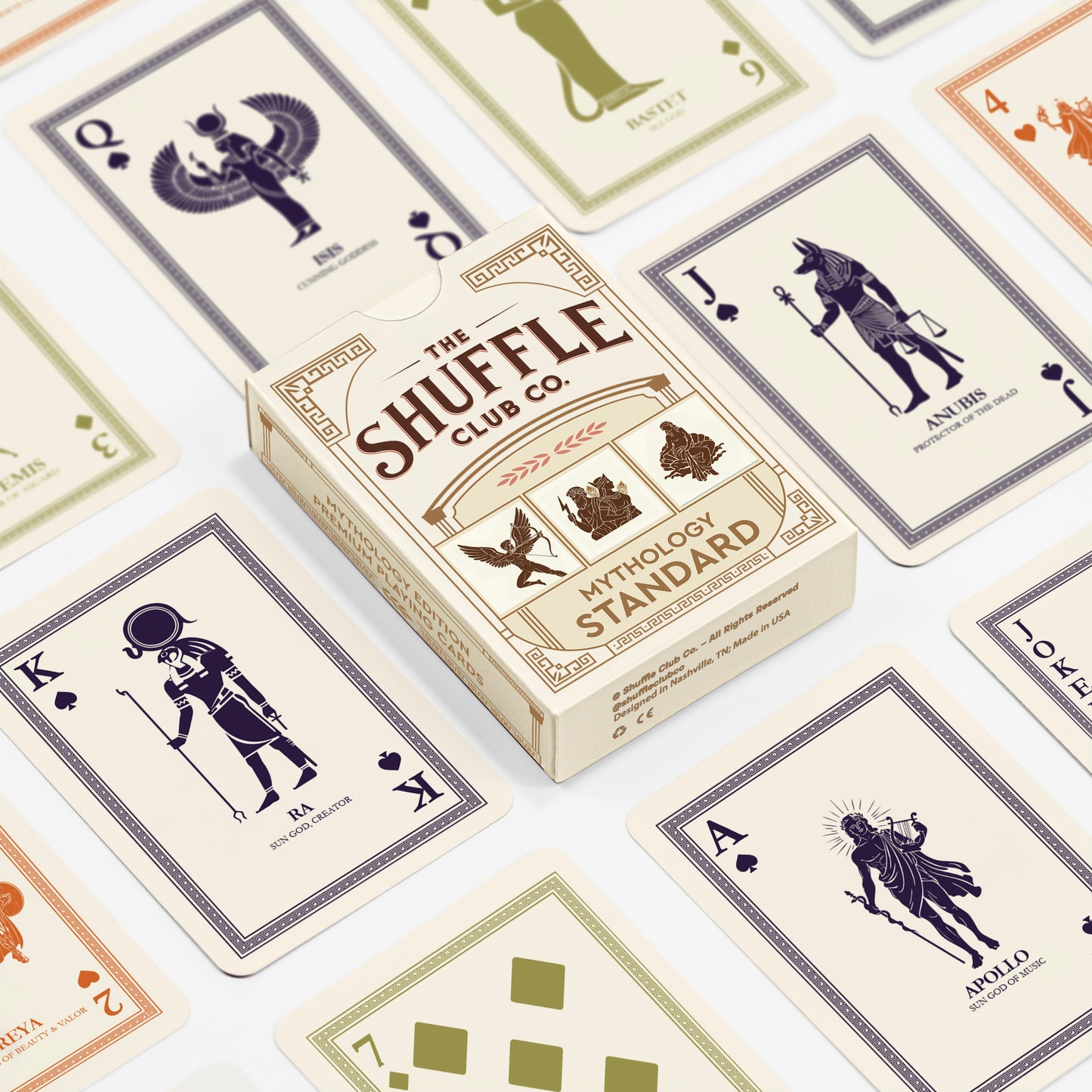 The Shuffle Club Co. – Mythology Edition Playing Cards (Standard)