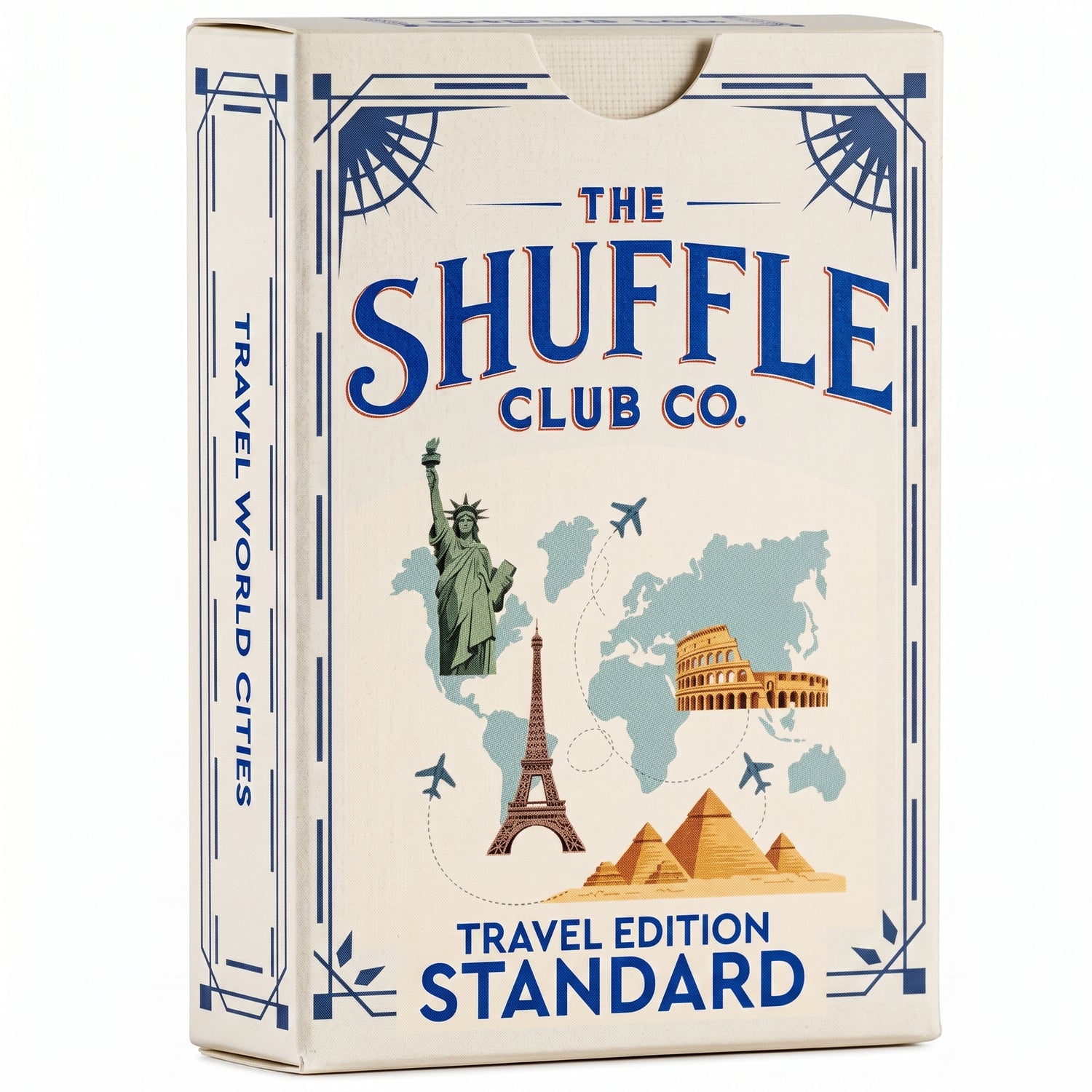 Shuffle Club Travel Playing Cards deck box and cards
