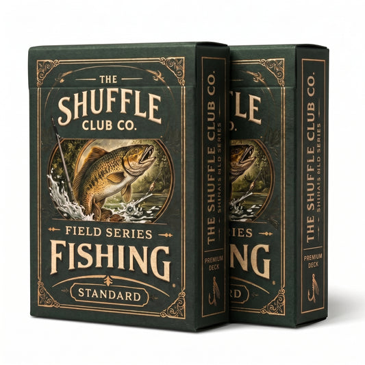 Fishing Playing Cards (2-Pack)– Angler & Fish Species Illustrated Card Deck