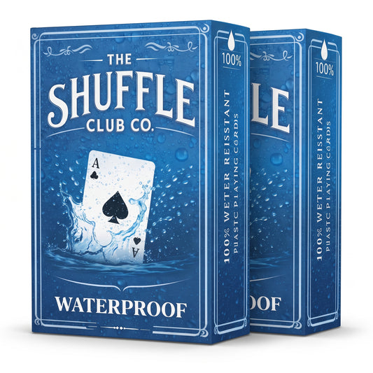 Shuffle Club Co Playing Cards (Pack of 2, Waterproof Deck)