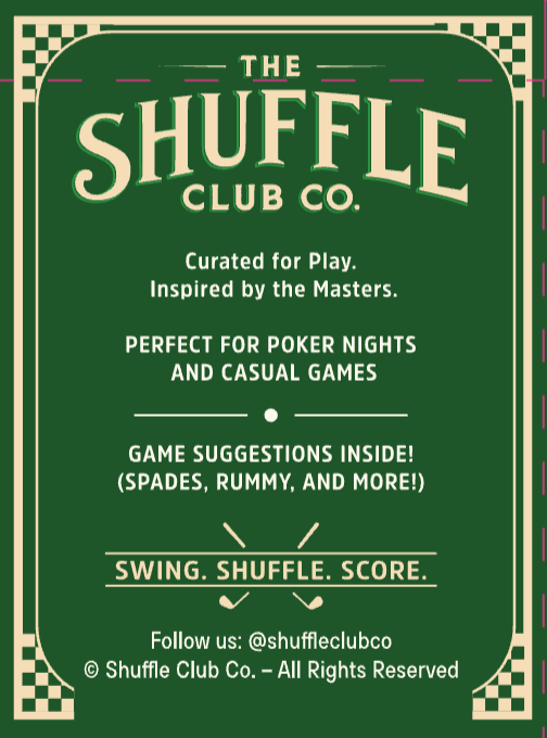 Golf Edition Playing Cards