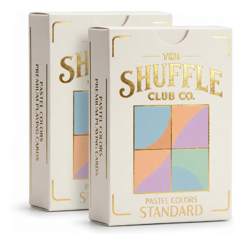 Pastel Playing Cards (2-Pack) – Modern Soft-Color Aesthetic Deck