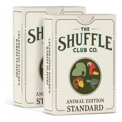 Animal Playing Cards (2-Pack) – Hand-Illustrated Wild Animal Deck