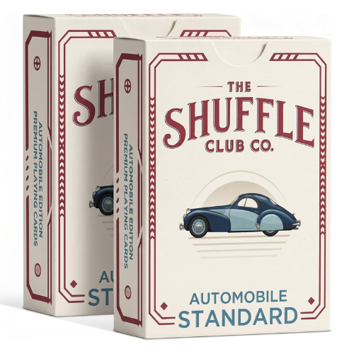 Automobile Playing Cards (2-Pack) – Hand-Illustrated Classic Car Deck