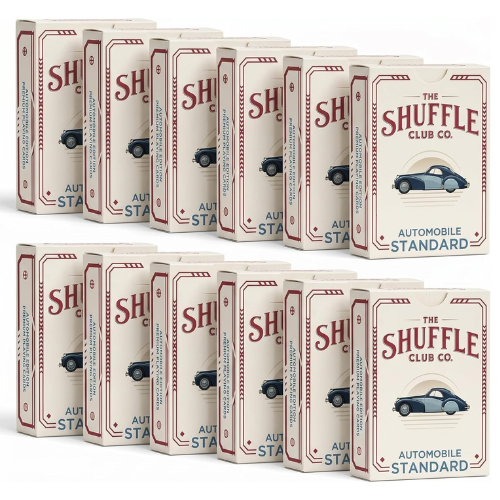 Automobile Playing Cards (12-Pack) – Hand-Illustrated Classic Car Deck